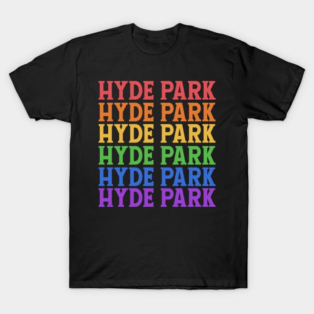 HYDE PARK UTAH T-Shirt by OlkiaArt